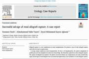 Successful salvage of renal allograft rupture: A case report